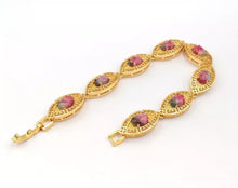 Load image into Gallery viewer, Nature Jade Beaded Bracelet Jewelry Blessing Lucky Fortune Gift For Her Charm RG
