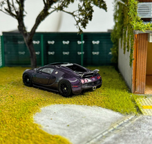 Load image into Gallery viewer, LJM 1:64 Purple Chiron Veyron Racing Sports Model Diecast Resin Car New
