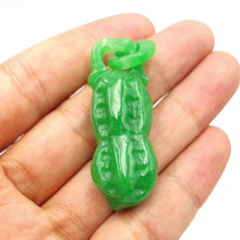 Load image into Gallery viewer, Nature Jade Peanut Pendant Necklace Gift Jewelry charm Blessing Lucky Fortune g
