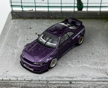 Load image into Gallery viewer, Inno 1:64 Purple Skyline GTR R33 Pandem Rocket Bunny Model Diecast Metal Car
