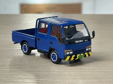 Load image into Gallery viewer, DBGT 1:64 Blue Elf Double Cab Truck Model Diecast Metal Car New Collection
