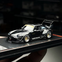 Load image into Gallery viewer, IG 1:64 Black RWB 993 Classic Sports Model Diecast Metal Car New Collection
