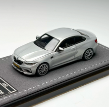 Load image into Gallery viewer, Mortal 1:64 Silver F87 M2 Coupe Sports Model Diecast Metal Car Box New Collection
