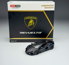Load image into Gallery viewer, HH 1:64 Matte Black Revuelto LB744 Sports Open Model Diecast Metal Car New Collection
