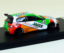 Load image into Gallery viewer, Fuji 1:64 Civic EG6 #14 Sir Pandem Rocket Bunny Model Diecast Metal Car New Collection
