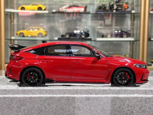 Load image into Gallery viewer, MH 1:18 Red JDM Civic Type R FL5 Turbo Vtec Engine Model Diecast Metal Car New Collection
