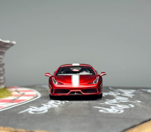 Load image into Gallery viewer, TOC 1:64 Red FE458 Speciale Sports Model Diecast Metal Car New Collection
