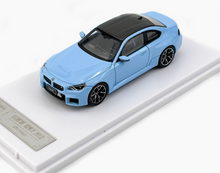 Load image into Gallery viewer, Howie 1:64 Blue M2 G87 Coupe Sports Power Model Diecast Metal Car New Collection
