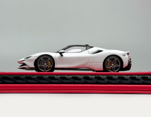 Load image into Gallery viewer, ART 1:64 White SF90 Stradale Hard Top Racing Sport Model Diecast Resin Car New Collection
