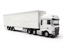 Load image into Gallery viewer, 1:76 White DAF XF Refrigerated Container Truck Model Diecast Metal Car New Collection
