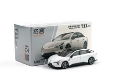 Load image into Gallery viewer, XCARTOYS 1:64 White Xpeng Mona M03 EV Sedan Sports Model Diecast Metal Car New Collection
