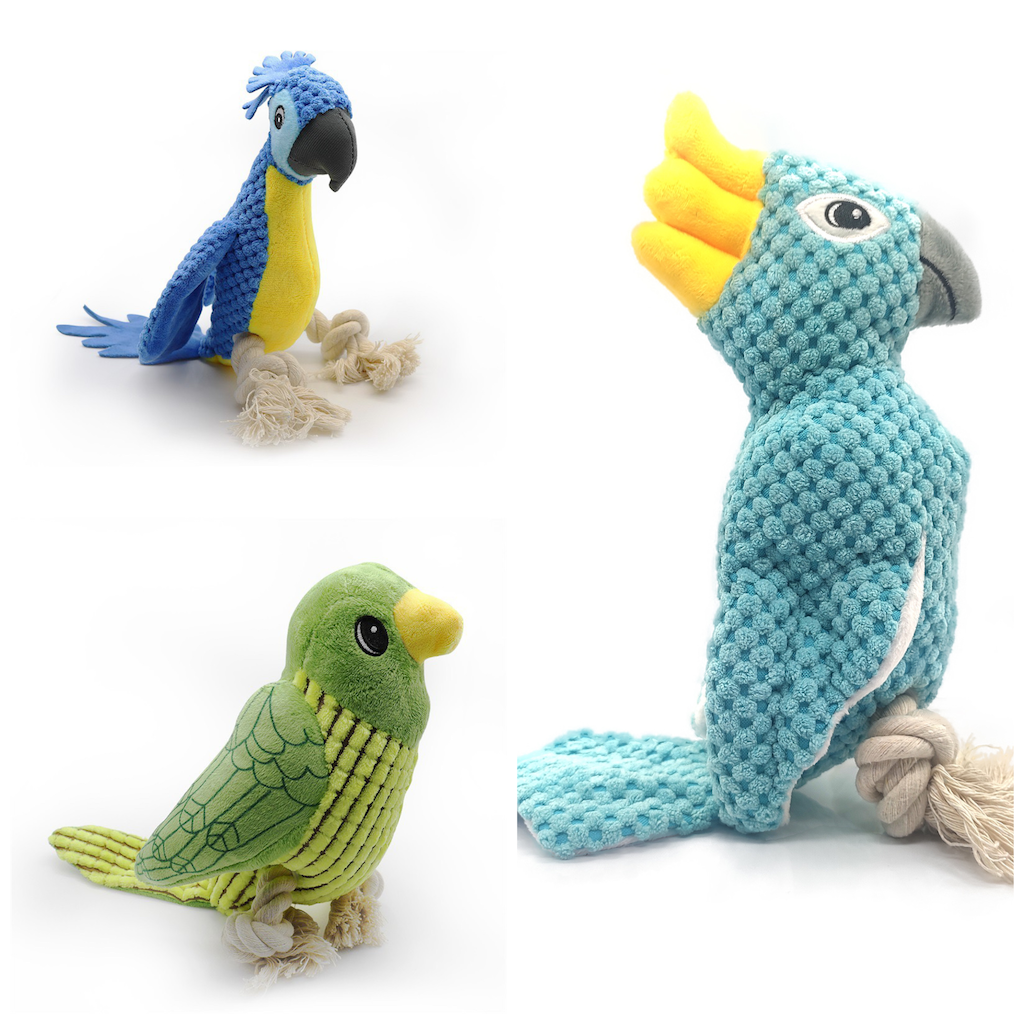 Bite-Resistant Bird Frenchie Toys