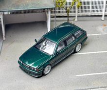 Load image into Gallery viewer, Mortal 1:64 Green E34 Touring Alpina B10 Wagon Sports Model Diecast Metal Car
