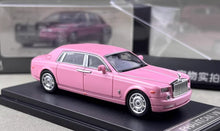 Load image into Gallery viewer, SW 1:64 Pink Phantom VII 7 Luxury Classic Sedan Model Diecast Metal Car New Collection
