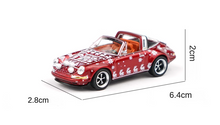 Load image into Gallery viewer, XCARTOYS 1:64 Christmas Set Singer 964 Targa Sport Model Diecast Metal Car New
