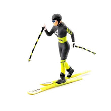 Load image into Gallery viewer, 1:64 Painted Figure Mini Model Miniature Resin Diorama Sand Toy Skiing Lady Girl New Scene

