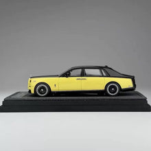 Load image into Gallery viewer, Banana 1:64 Yellow Black Phantom VIII Centenary Model Diecast Metal Car New Collection
