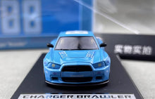 Load image into Gallery viewer, PSC 1:64 Blue Charger Brawler #88 Widebody Sports Model Diecast Metal Car New Collection
