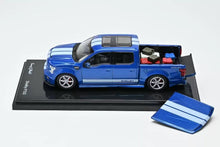 Load image into Gallery viewer, Funny 1:64 Blue Stripe F150 Shelby Pickup Truck Model Diecast Metal Car New Collection
