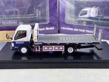 Load image into Gallery viewer, UM 1:64 Rothmans 300 HINO Dutro Mk2 Flatbed Tow Truck Model Diecast Metal Car
