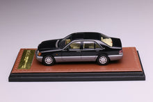 Load image into Gallery viewer, WTX 1:64 1994 Black 600Sel W140 Sedan Classic Model Diecast Metal Car New Collection
