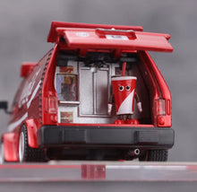 Load image into Gallery viewer, MK 1:64 HEC Red Coke Delica L300 Delivery Mini Van Model Diecast Metal Car New Collection
