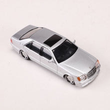Load image into Gallery viewer, SW 1:64 Silver W140 VIP Sedan Sports Model Diecast Metal Car
