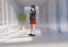 Load image into Gallery viewer, 1:64 Painted Figure Model Miniature Resin Diorama Sand Red Skirt Uniform Girl
