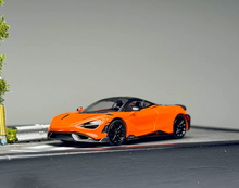 Load image into Gallery viewer, CM 1:64 Orange 765LT Racing Sports Model Diecast Metal Car New Collection
