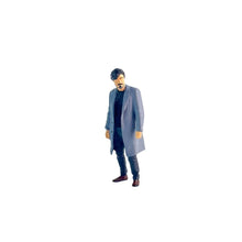 Load image into Gallery viewer, 1:64 Painted Figure Model Miniature Resin Diorama Sand Mini Skirt Lady Beard Man New
