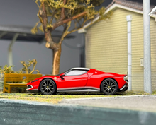 Load image into Gallery viewer, BBR 1:64 Red 296 GTB Racing Sports Model Diecast Metal Car Box New Collection

