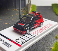 Load image into Gallery viewer, Inno 1:64 Advan City Turbo II Hatchback Bicycle Model Diecast Metal Car New Collection
