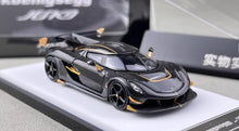 Load image into Gallery viewer, HKM 1:64 Black Carbon Jesko Attack Racing Sports Model Diecast Metal Car New Collection
