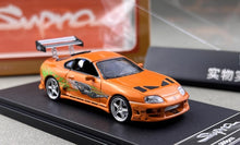 Load image into Gallery viewer, FS 1:64 Orange Supra A80 Convertible Sports Model Diecast Metal Car New Collection
