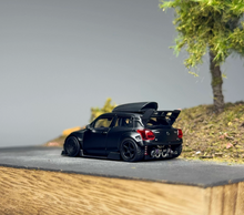 Load image into Gallery viewer, GS 1:64 JDM Matte Black Swift Widebody Sports Model Diecast Metal Car New Collection
