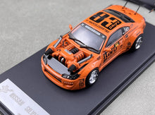 Load image into Gallery viewer, YS 1:64 JDM Orange Silvia S15 4.0 V8 Racing Sports Model Diecast Metal Car New Collection
