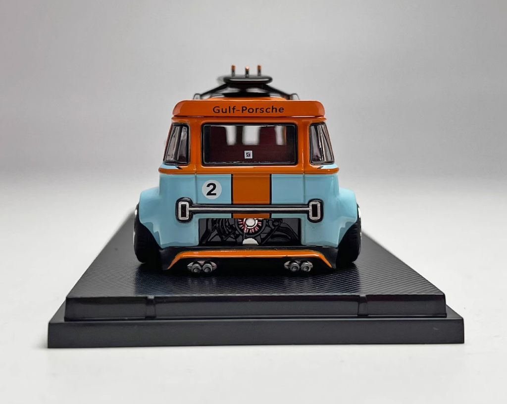 Liberty 1:64 VW T1 Gulf Van Camper Sports Model Diecast Metal Car