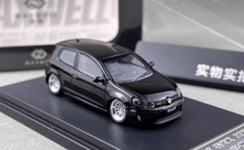 Load image into Gallery viewer, Maxwell 1:64 Black VW Golf GTI MK6 VIP BBS Sports Model Diecast Metal Car New Collection
