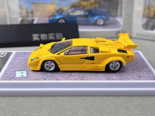 Load image into Gallery viewer, FY 1:64 Yellow Countach LP5000 QV Racing Sports Model Diecast Metal Car New Collection
