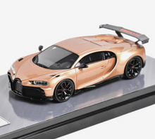 Load image into Gallery viewer, YM 1:64 Gold Chiron Pur Racing Sports Model Diecast Resin Car New
