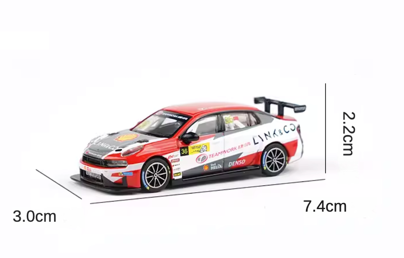 XCARTOYS 1:64 Lynk & Co 03 TCR #36 Racing Sports Model