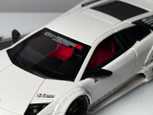 Load image into Gallery viewer, 404Error 1:64 White Murcielago LBWK Sports Model Diecast Resin Car Set New Collection
