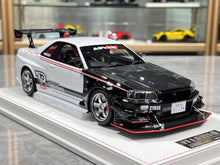 Load image into Gallery viewer, Line 1:18 JDM Skyline GTR R34 Nismo Racing Sports Model Diecast Resin Car New Collection

