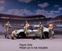 Load image into Gallery viewer, 1:64 Painted Figure Model Miniature Resin Diorama Scene Repair Racing People Set
