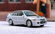 Load image into Gallery viewer, JKM 1:64 Silver JDM Mitsubishi Lancer Evolution EVO2 II Racing Sport Model Toy Metal Car
