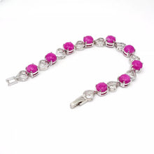 Load image into Gallery viewer, Nature Jade Beaded Bracelet Jewelry Blessing Lucky Fortune Gift For Her Heart si
