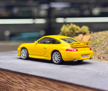Load image into Gallery viewer, Tarmac 1:64 Yellow 911 GT3 Type 996 Sports Model Diecast Metal Car New Collection
