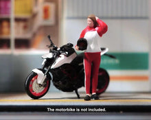 Load image into Gallery viewer, 1:64 Painted Figure Model Miniature Resin Diorama Sand Beauty Racer Lady Woman Collection

