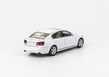 Load image into Gallery viewer, Model1 1:64 White GS300 Luxury Sedan Sports Model Metal Diecast Car BN
