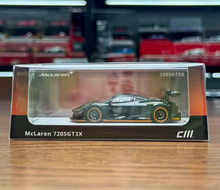 Load image into Gallery viewer, CM 1:64 Black 720S GT3X Super Racing Sports Model Diecast Metal Car New Collection
